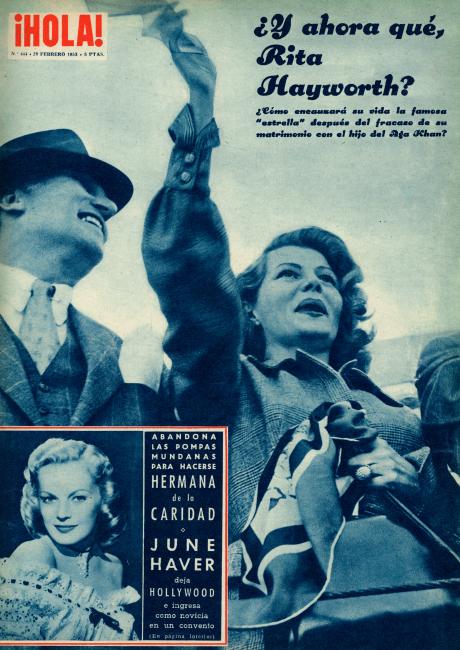HOLA magazine side cover Issue 444 28 February 1953
