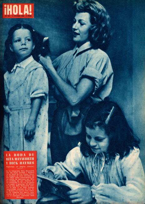 HOLA magazine side cover Issue 475 3 October 1953