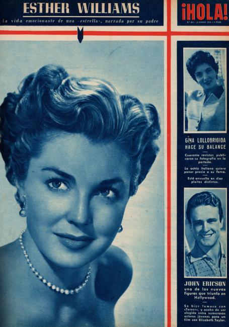 HOLA magazine side cover Issue 492 30 January 1954