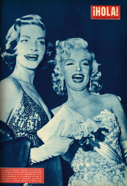 HOLA magazine side cover Issue 499 20 March 1954