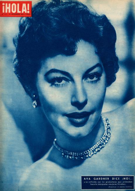 HOLA magazine side cover Issue 576 10 September 1955
