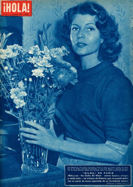 HOLA magazine side cover Issue 581 15 October 1955