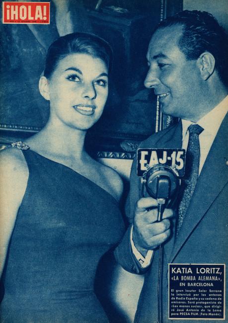 HOLA magazine side cover Issue 624 11 August 1956