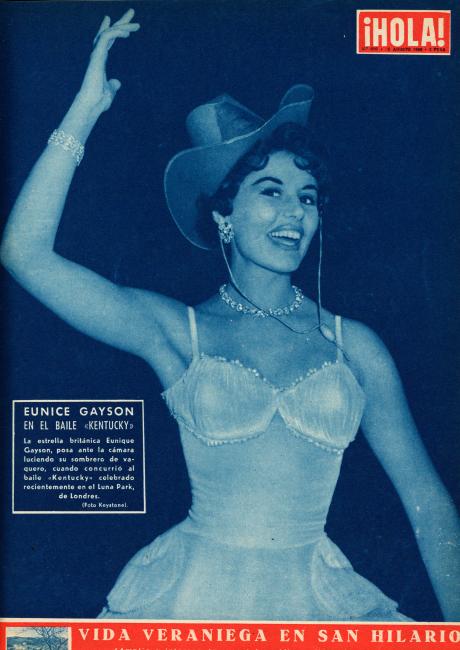 HOLA magazine side cover Issue 626 25 August 1956