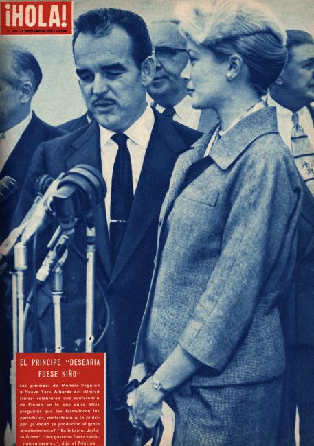 HOLA magazine side cover Issue 630 22 September 1956