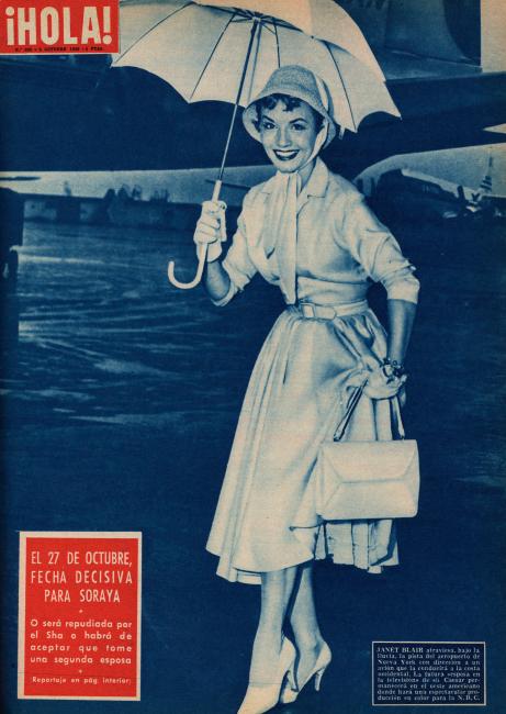 HOLA magazine side cover Issue 632 6 October 1956