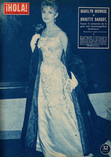 HOLA magazine side cover Issue 637 10 November 1956