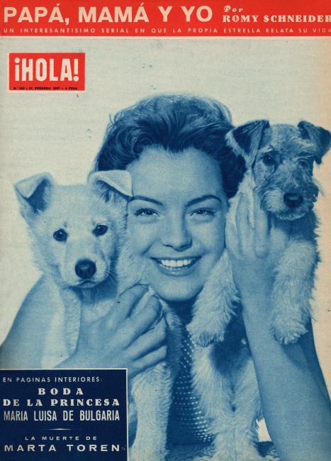 HOLA magazine side cover Issue 652 23 February 1957