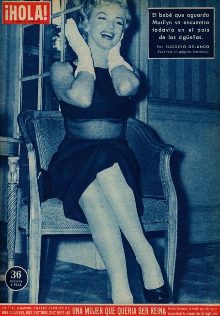 HOLA magazine side cover Issue 669 22 June 1957