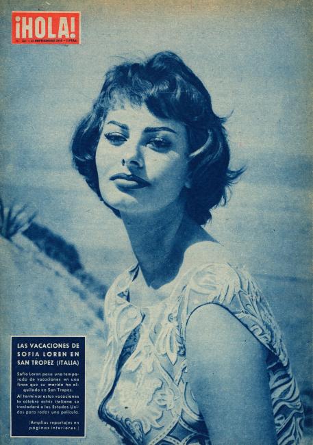 HOLA magazine side cover Issue 733 13 September 1958