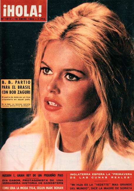 HOLA magazine side cover Issue 1012 18 January 1964