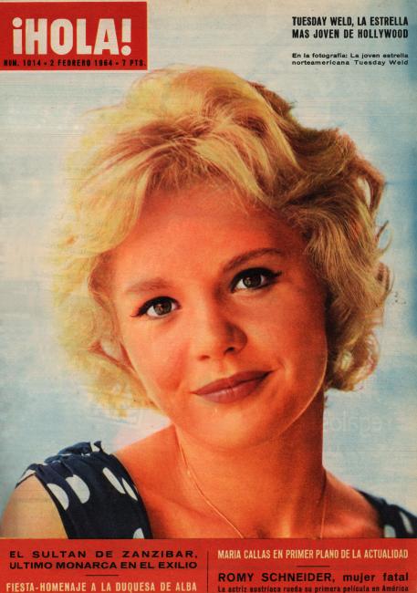 HOLA magazine side cover Issue 1014 1 February 1964