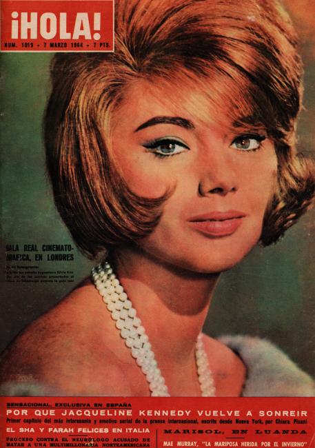 HOLA magazine side cover Issue 1019 7 March 1964