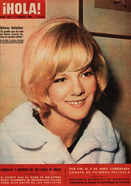 HOLA magazine side cover Issue 1021 21 March 1964