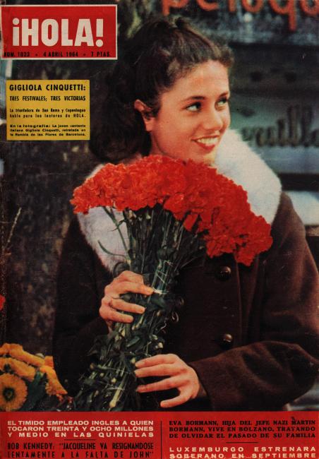 HOLA magazine side cover Issue 1023 4 April 1964
