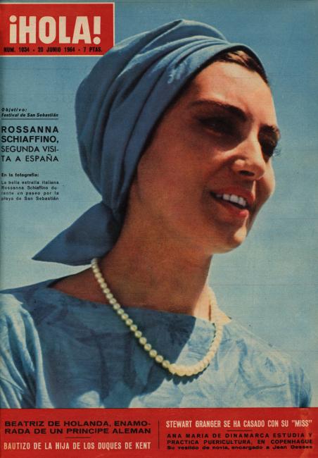 HOLA magazine side cover Issue 1034 20 June 1964