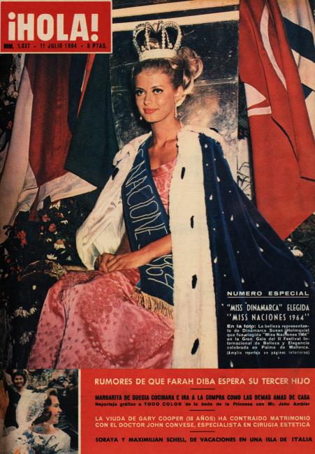 HOLA magazine side cover Issue 1037 11 July 1964