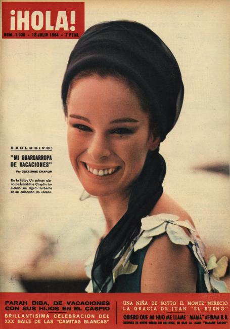 HOLA magazine side cover Issue 1038 18 July 1964