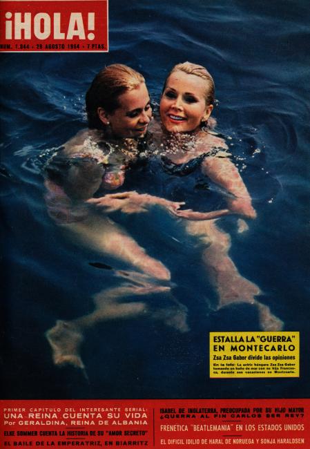 HOLA magazine side cover Issue 1044 29 August 1964