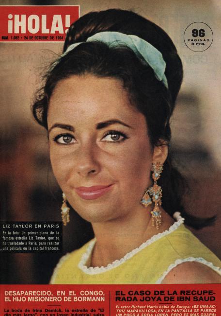 HOLA magazine side cover Issue 1052 24 October 1964