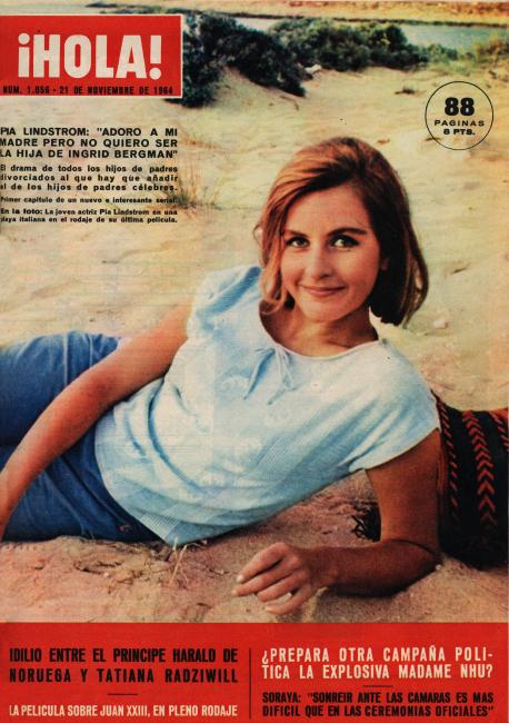 HOLA magazine side cover Issue 1056 21 November 1964