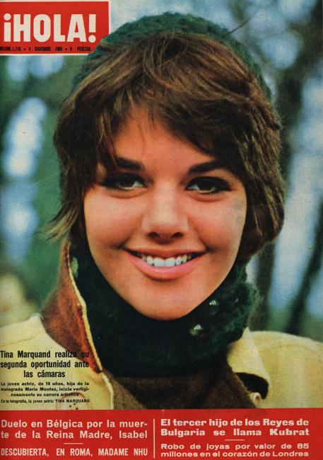 HOLA magazine side cover Issue 1110 4 December 1965