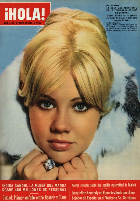 HOLA magazine side cover Issue 1119 5 February 1966