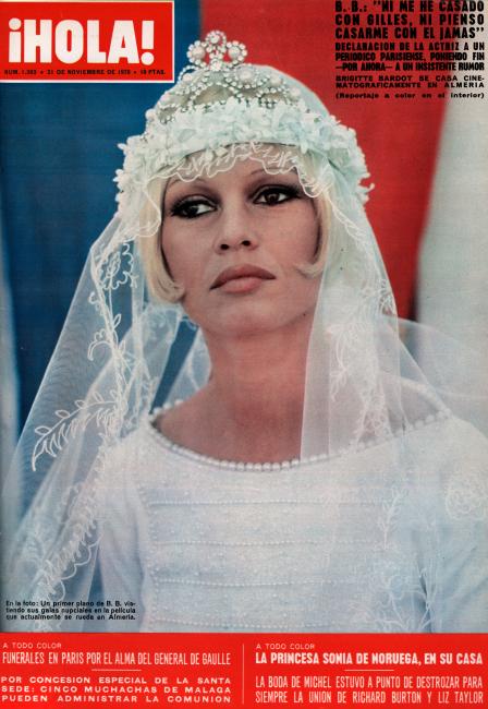 HOLA magazine side cover Issue 1369 21 November 1970
