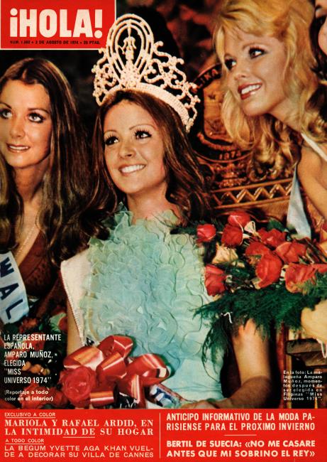 HOLA magazine side cover Issue 1562 3 August 1974