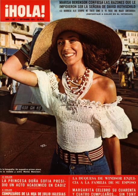 HOLA magazine side cover Issue 1567 7 September 1974