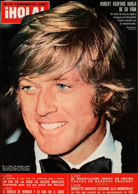 HOLA magazine side cover Issue 1576 9 November 1974