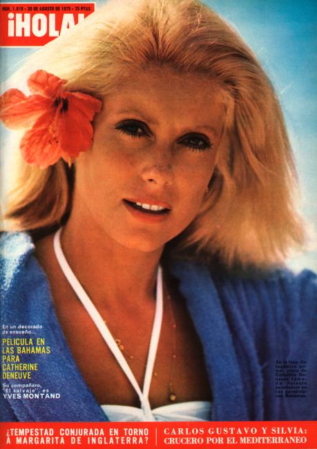 HOLA magazine side cover Issue 1618 30 August 1975