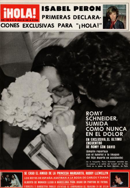 HOLA magazine side cover Issue 1926 25 July 1981