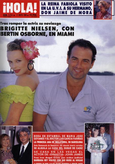 HOLA magazine side cover Issue 2334 11 May 1989