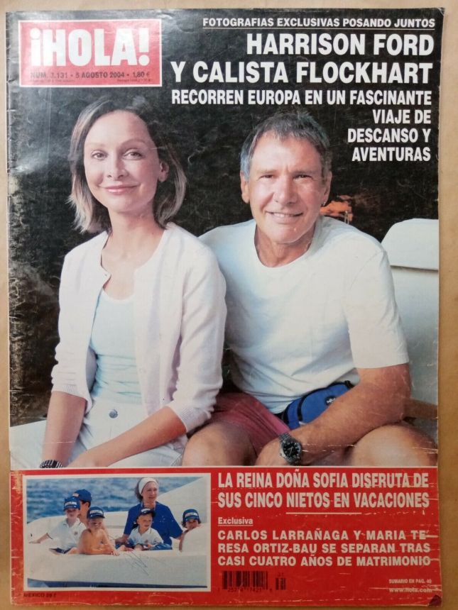 HOLA MEXICO magazine side cover 5 August 2004