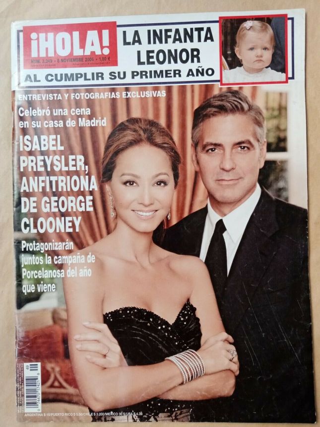 HOLA MEXICO magazine side cover 8 November 2006