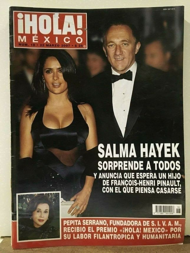 HOLA MEXICO magazine side cover 22 March 2007