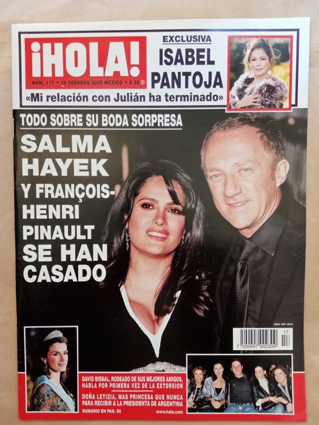 HOLA MEXICO magazine side cover 25 February 2009
