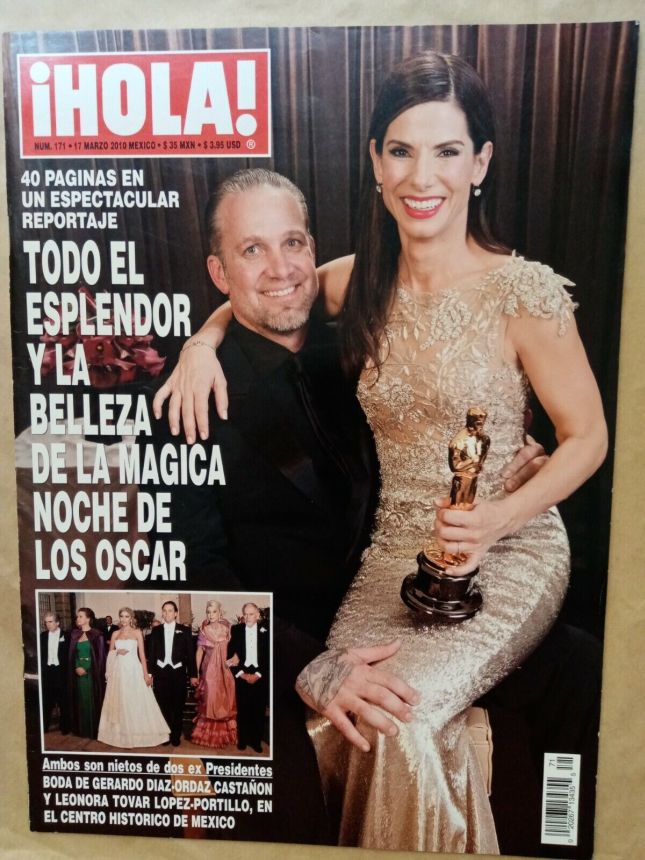 HOLA MEXICO magazine side cover 17 March 2010