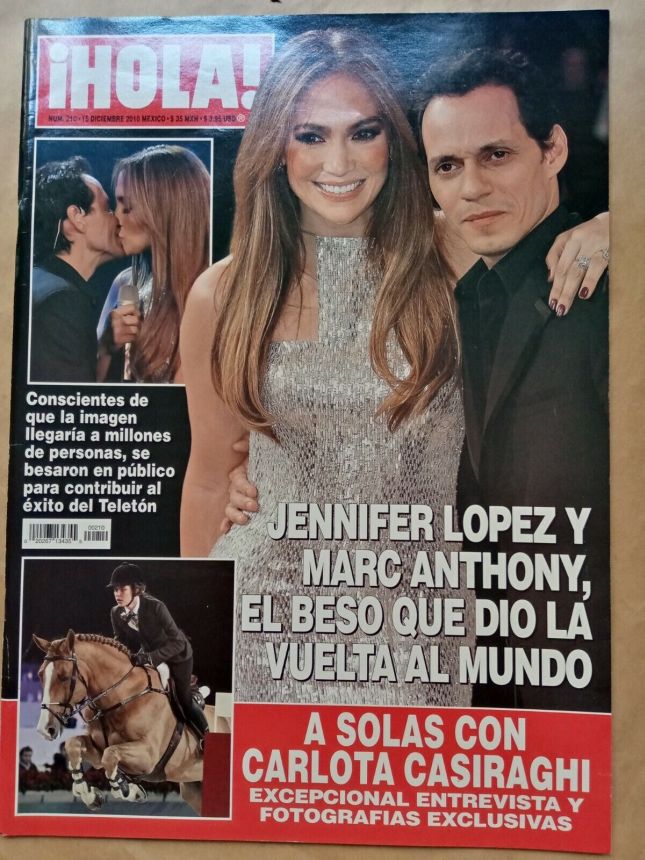 HOLA MEXICO magazine side cover 15 December 2010