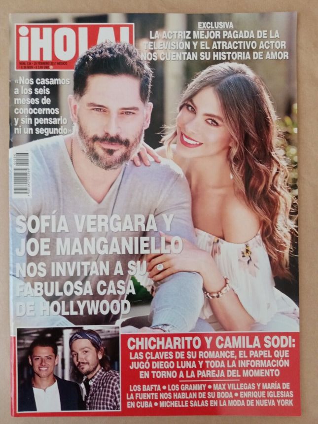 HOLA MEXICO magazine side cover 25 February 2017