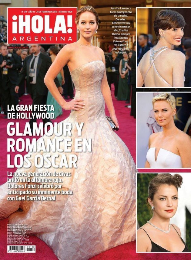 HOLA ARGENTINA magazine side cover 26 February 2013