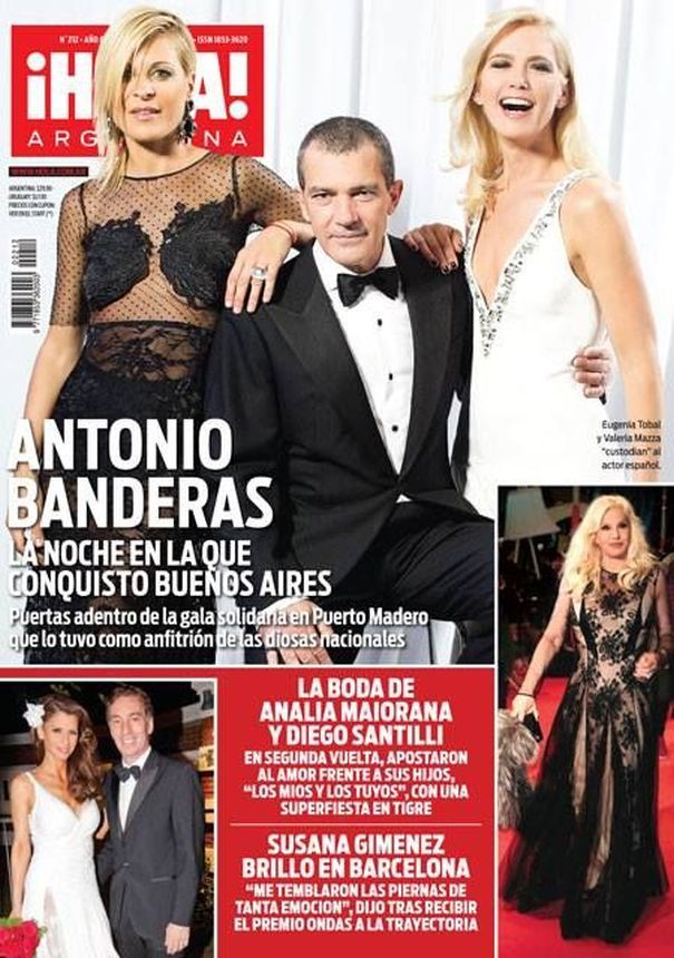 HOLA ARGENTINA magazine side cover 2 December 2014