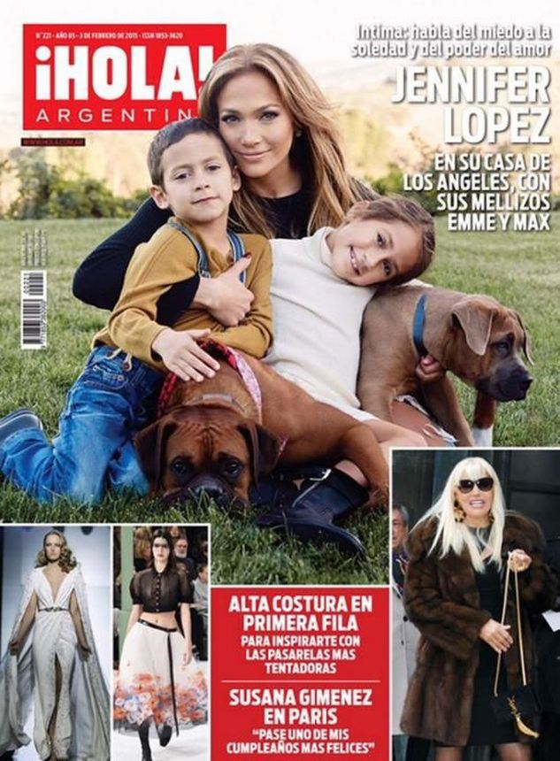 HOLA ARGENTINA magazine side cover 4 February 2015