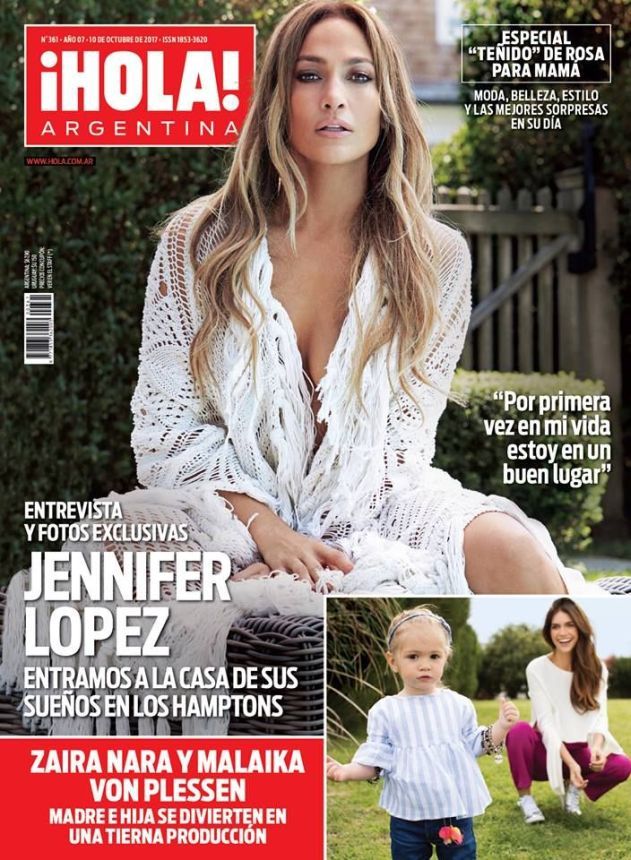HOLA ARGENTINA magazine side cover 10 October 2017