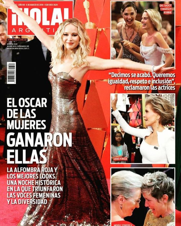 HOLA ARGENTINA magazine side cover 6 March 2018