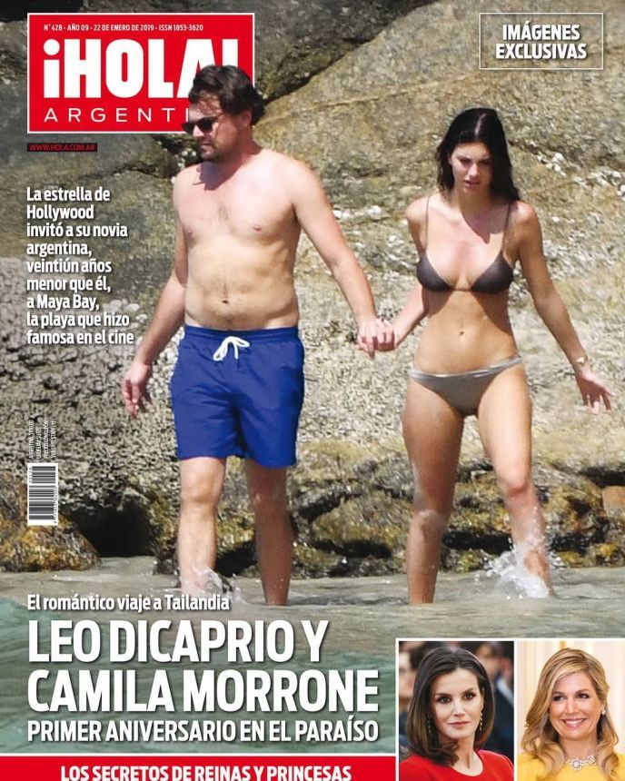 HOLA ARGENTINA magazine side cover 22 January 2019