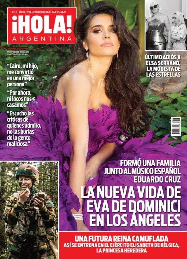 HOLA ARGENTINA magazine side cover 22 September 2020