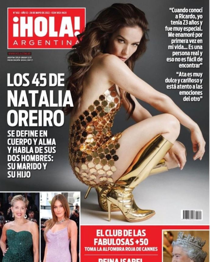 HOLA ARGENTINA magazine side cover 12 May 2022