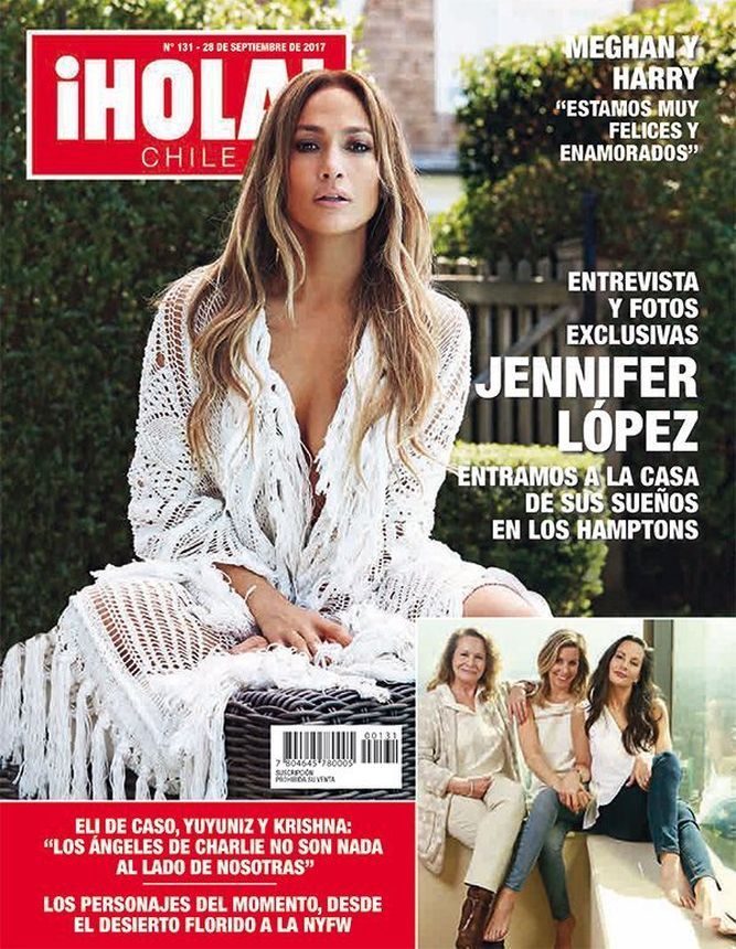 HOLA CHILE magazine side cover 28 September 2017